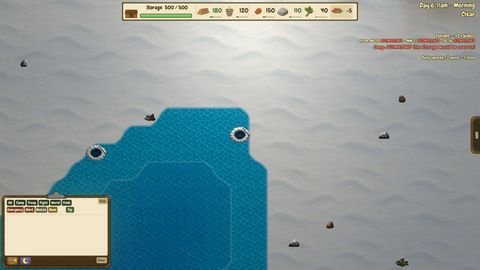 A camp on the Tundra map.